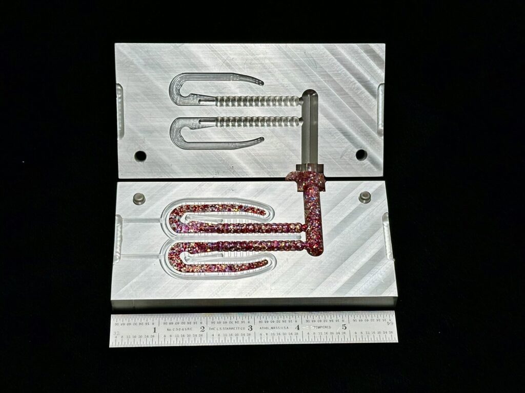 3 Inch Ribbed Ribbon Tail - 2 cavity