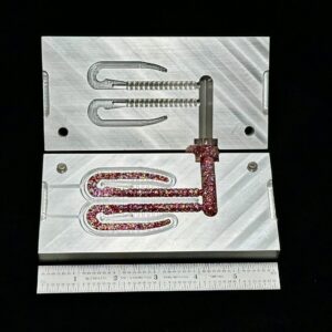 3 Inch Ribbed Ribbon Tail - 2 cavity