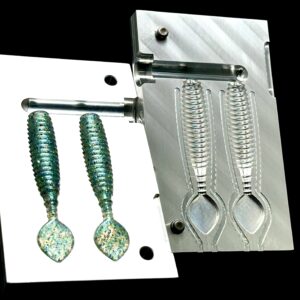 3 Inch Flat tail Ned - 2 cavity mold