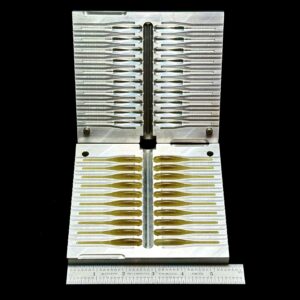 2.5 Inch crappie getters - 20 cavity mold